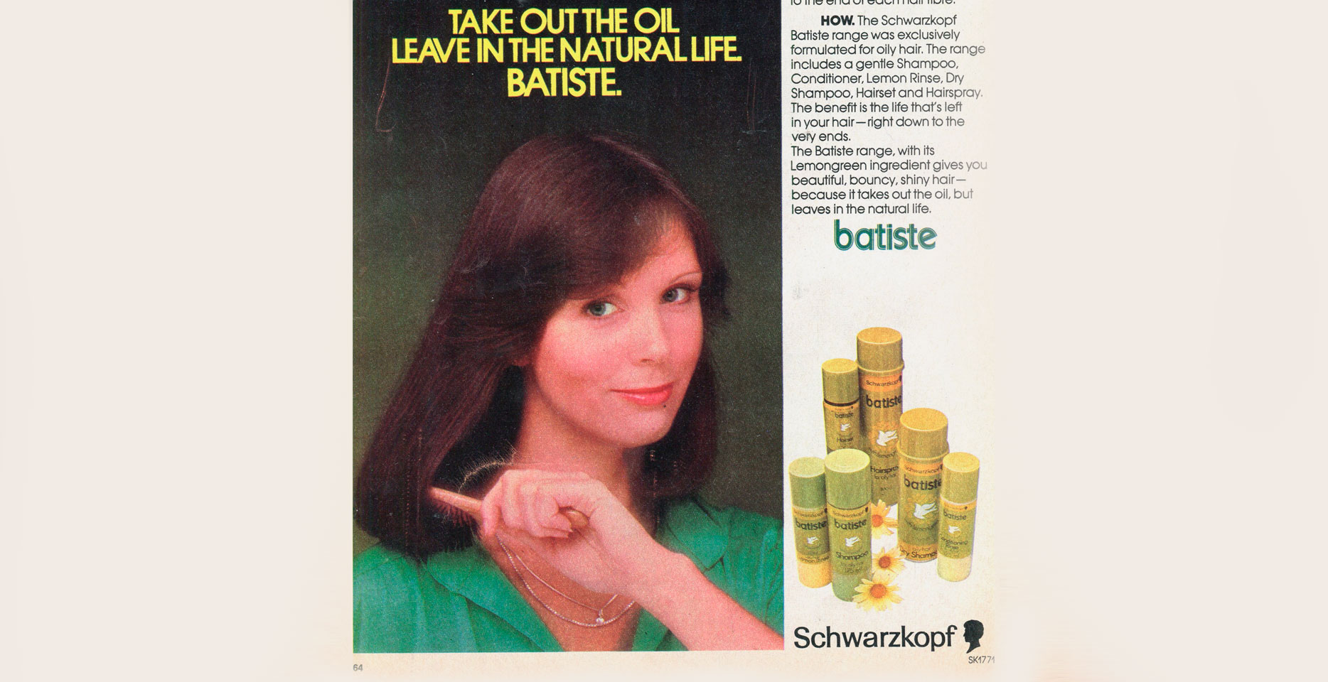 реклама Schwarzkopf, 1977