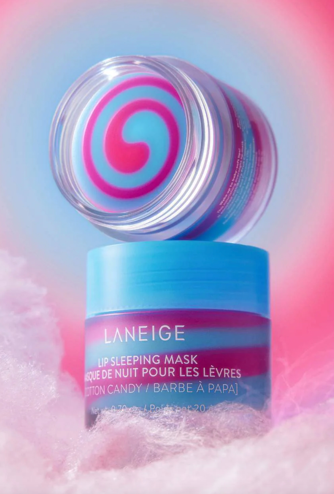 лимитированная маска для губ&nbsp;Laneige Lip Sleeping Mask Cotton Candy / laneige.com